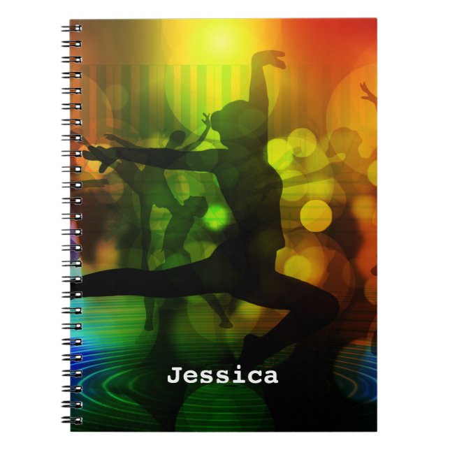 Ballet Dance Stage Personalized Notebook (Front)