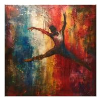 Ballet Dancer Abstract Art