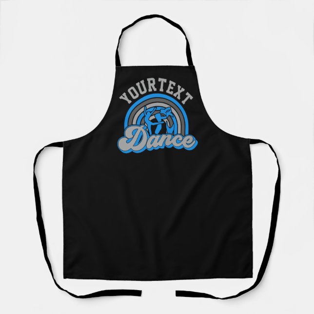 Ballet Dancer ADD TEXT Classic Dance Performer Apron (Front)