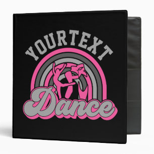 Ballet Dancer ADD TEXT Classic Dance Performer Binder