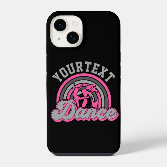 Ballet Dancer ADD TEXT Classic Dance Performer iPhone Case (Back)