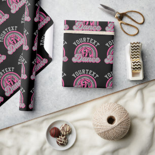 Ballet Dancer ADD TEXT Classic Dance Performer Wrapping Paper