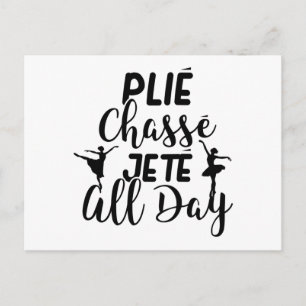 Ballet Dancer   Ballerina Tanzsport Gift Ideas Postcard