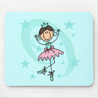Ballet Dancer - Brown T-shirts and Gifts Mouse Pad