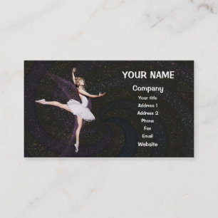 Ballet dancer business card