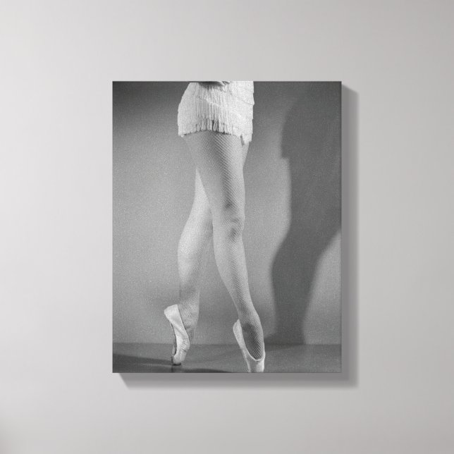 Ballet Dancer Canvas Print (Front)