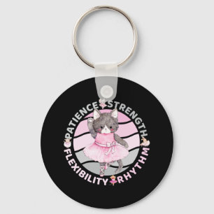 Ballet Dancer Core Values - Ballerina Keychain