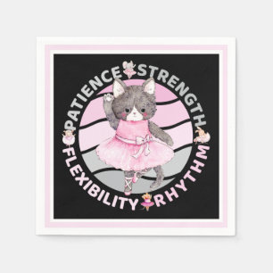 Ballet Dancer Core Values - Ballerina Napkin