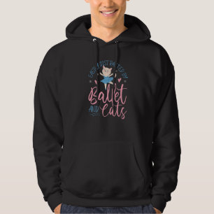 Ballet Dancer Dance Girl Ballerina Cat Easily Dist Hoodie