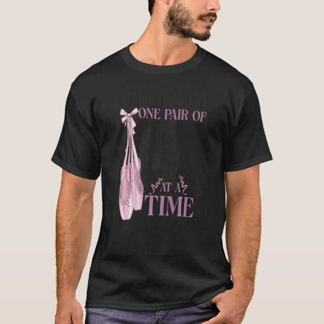 Ballet Dancer Dance Girl Ballerina Pointe Shoe Liv T-Shirt (Front)