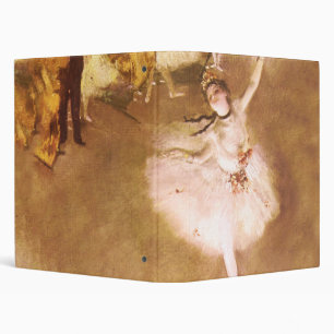 Ballet Dancer Degas Star Painting Binder