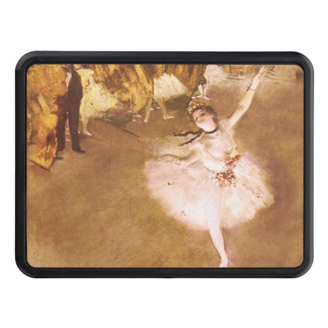 Ballet Dancer Degas Star Painting Trailer Hitch Cover (Front)