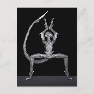 Ballet Dancer From Outer Space Postcard