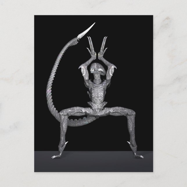 Ballet Dancer From Outer Space Postcard (Front)