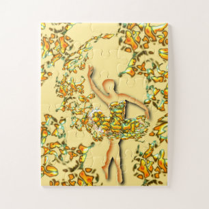 Ballet Dancer Girl Puzzle Ballerina Peinture