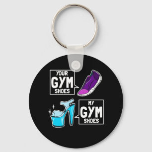 Ballet Dancer Gym Shoes Keychain