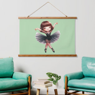 Ballet Dancer Hanging Tapestry