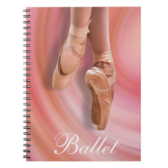 Ballet Dancer in Pink Notebook (Front)