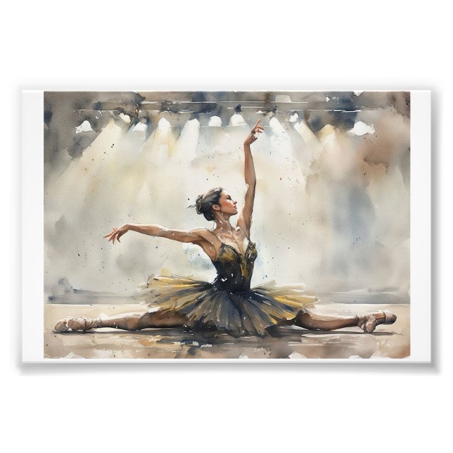 Ballet Dancer in Split,  Photo Print (Front)