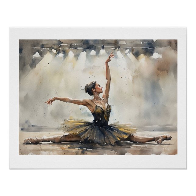 Ballet Dancer in Split,  Poster (Front)