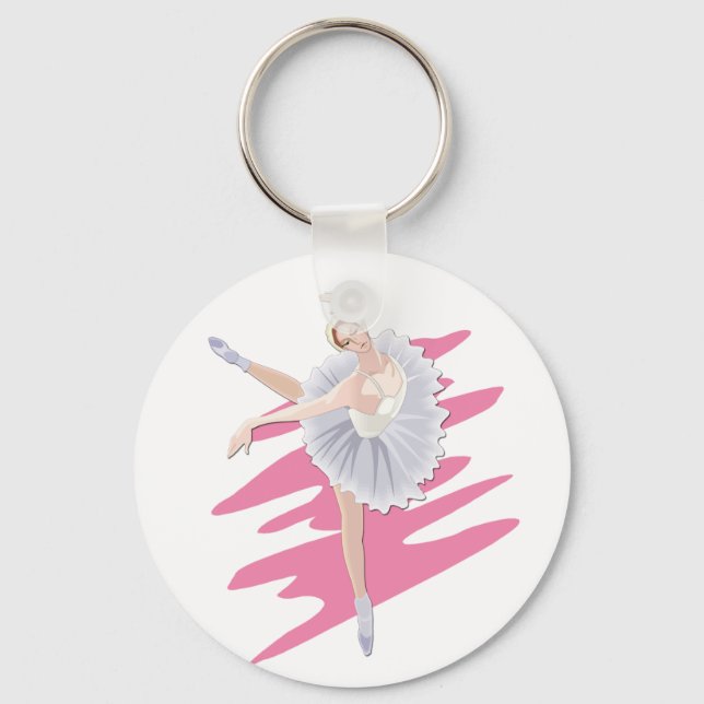 Ballet Dancer Keychain (Front)
