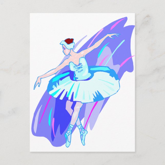 Ballet Dancer Merchandise Postcard (Front)