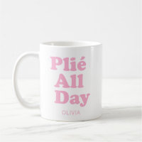 Ballet Dancer Personalized Name Ballerina Pink