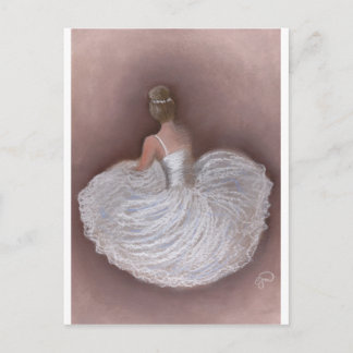 ballet dancer postcard