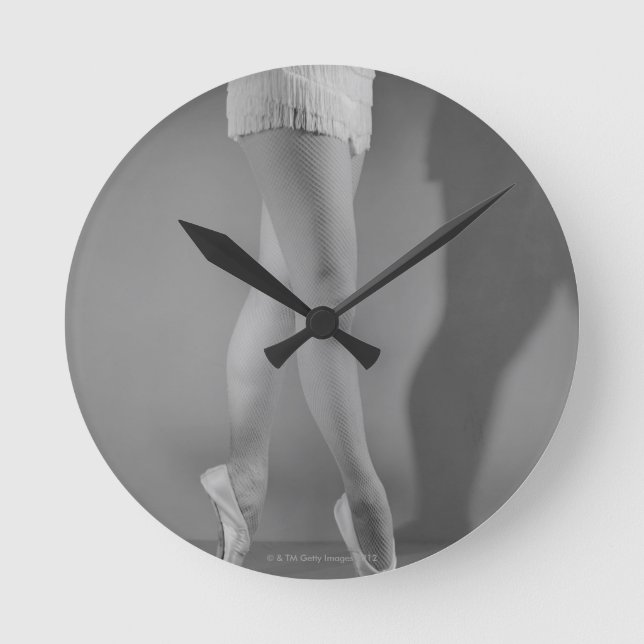 Ballet Dancer Round Clock (Front)