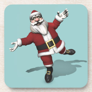 Ballet Dancer Santa Claus Coaster