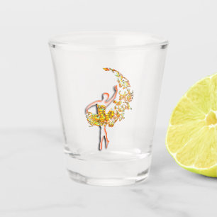 Ballet Dancer Shot Glass