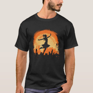 Ballet Dancer Silhouette Ballerina Dancing Women G T-Shirt