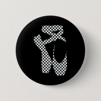 Ballet Dancer Ska Point Shoes Cute Ballerina 2 Inch Round Button