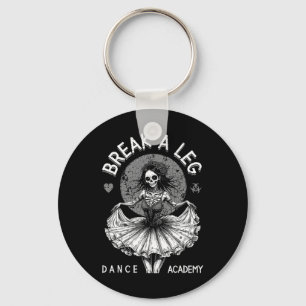 Ballet Dancer Zombie Ballerina Dance Academy Funny Keychain