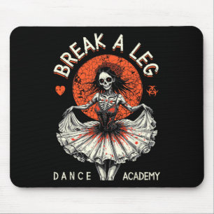 Ballet Dancer Zombie Ballerina Dance Academy Funny Mouse Pad