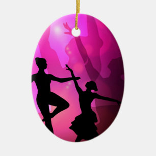 Ballet Dancers Ceramic Ornament
