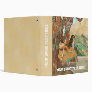 Ballet Dancers, Degas Art  Binder