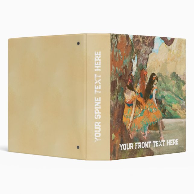 Ballet Dancers, Degas Art  Binder (Background)