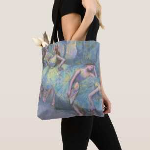 Ballet Dancers in the Wings by Edgar Degas Tote Bag