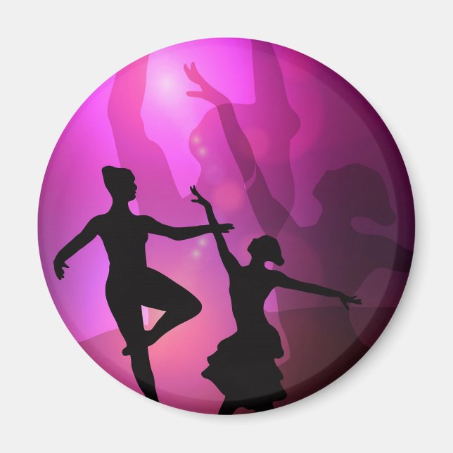 Ballet Dancers Magnet (Front)