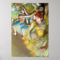 Ballet Dancers on Stage by Degas