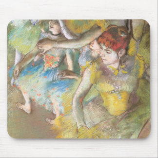 Ballet Dancers on the Stage by Edgar Degas Mouse Pad