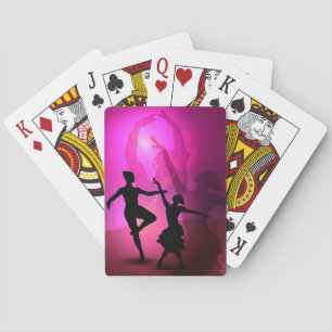 Ballet Dancers Playing Cards