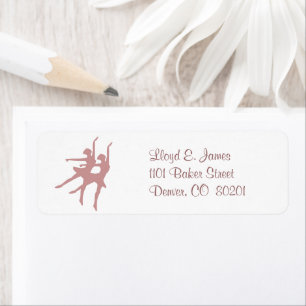 Ballet Dancers Return Address Label