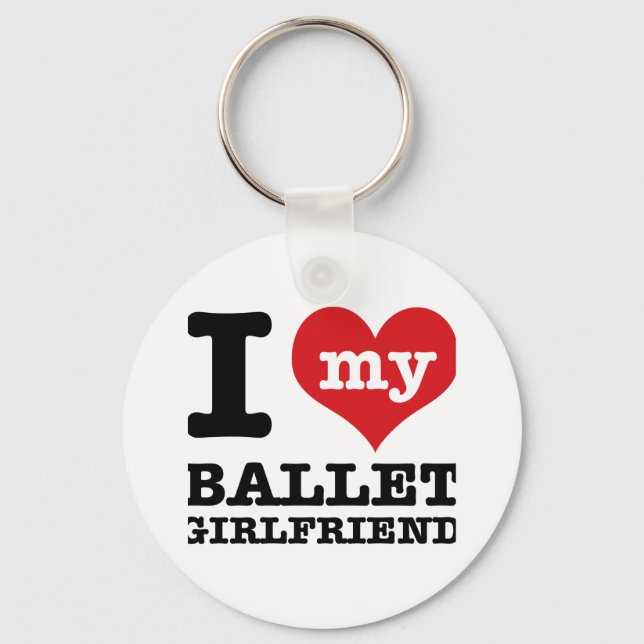 Ballet dancing designs keychain (Front)