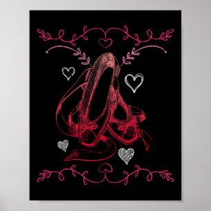 Ballet Dancing Girls Women Ballerina Vintage Balle Poster