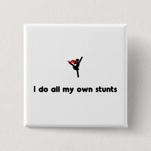 Ballet Dancing Hero 2 Inch Square Button