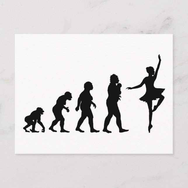 Ballet Dancing Postcard (Front)