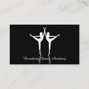 Ballet danse carte de visite chic