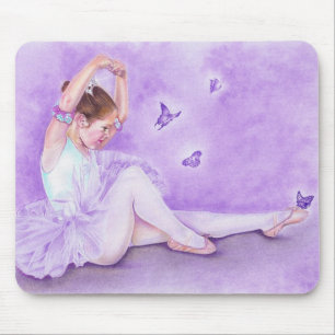 Ballet de Papillon Mousepad